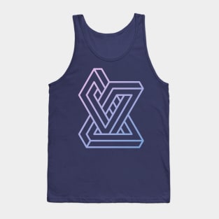 Strange Geometry - Asymmetry (Outline) Tank Top